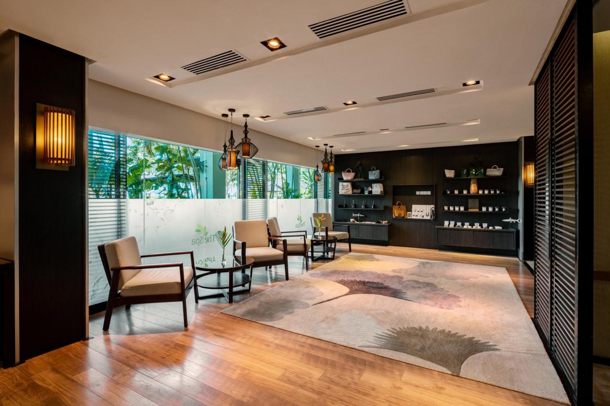Shangri-La Rasa Ria, Kota Kinabalu Eksteriør billede The interior of the Banyan Tree Spa at the Banyan Tree Hotel, Kuala Lumpur